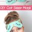How to sew the DIY Cat Sleep Mask