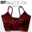 Learn how to sew the DIY Bralette Top